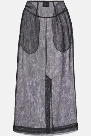 Simone Rocha Sheer tulle pencil skirt