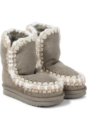 Mou Shearling-lined suede ankle boots