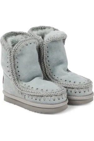 Mou Shearling-lined suede ankle boots