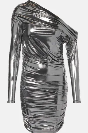 The Sei One-shoulder jersey minidress