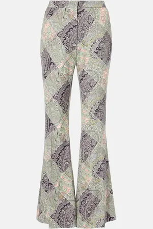 Etro Paisley high-rise flared pants