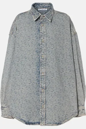 Acne Studios Setar monogram denim shirt