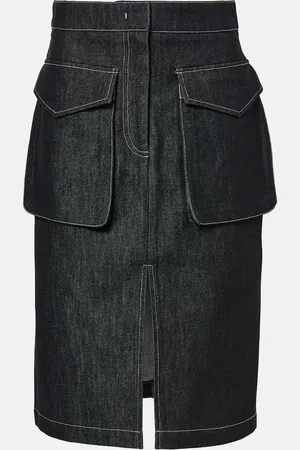 CO Denim pencil skirt