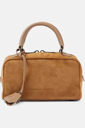 Brunello Cucinelli Small suede tote bag