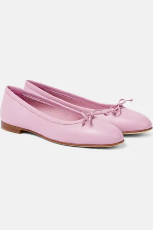 Manolo Blahnik Verallii leather ballet flats