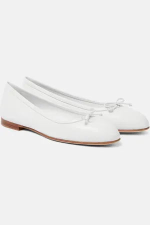 Manolo Blahnik Verallii leather ballet flats