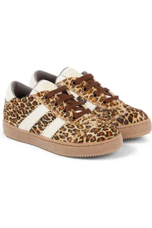 PèPè PÃ¨PÃ¨ Pony leopard-print calf hair sneakers