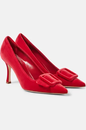 Manolo Blahnik Maysale velvet pumps