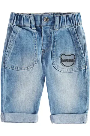 Moschino Baby logo jeans