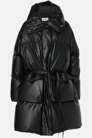 Maison Margiela Faux leather puffer coat