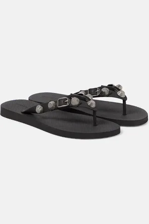 Balenciaga Cagole embellished thong sandals