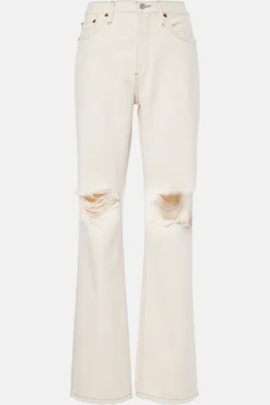 RE/DONE Relaxed Long distressed high-rise jeans