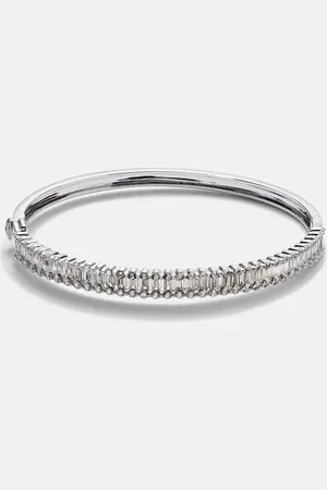 BUCHERER FINE JEWELLERY 18kt white gold bangle with diamonds