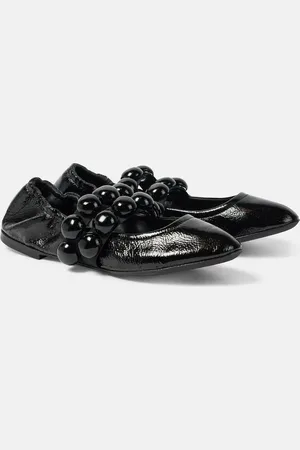 Alaïa AlaÃ¯a Sphere patent leather Mary Jane flats