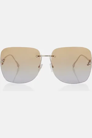 Fendi First Crystal square sunglasses