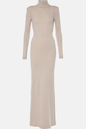 Tom Ford Cashmere turtleneck gown