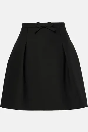 VALENTINO Crepe Couture miniskirt