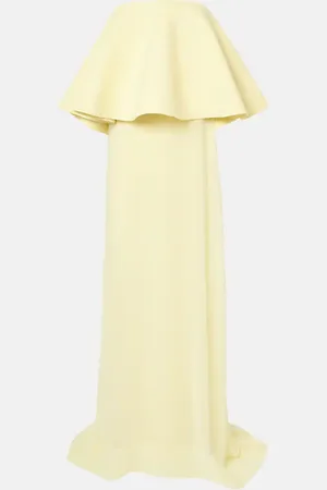 Jacquemus La Robe Vela chiffon gown