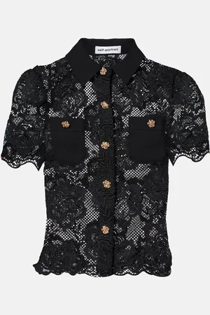 Self-Portrait Lace shirt