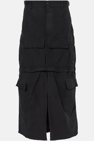 Balenciaga Cotton-blend ripstop cargo skirt
