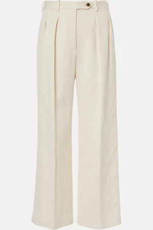 Loro Piana Bart quilted cotton-blend wide-leg pants