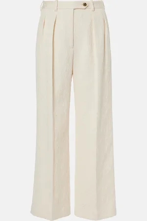Loro Piana Bart quilted cotton-blend wide-leg pants