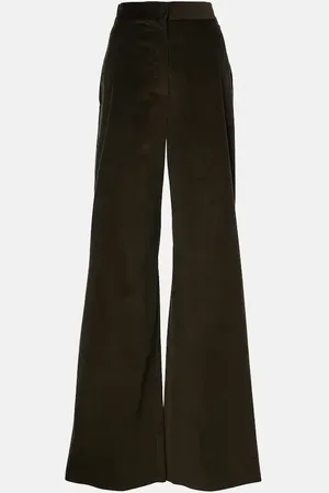 Max Mara Tritone cotton corduroy flared pants