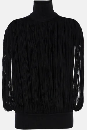 Alaïa AlaÃ¯a Fringed wool sweater