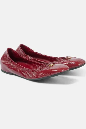 VALENTINO GARAVANI VLogo Signature patent leather ballet flats