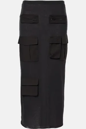 Acne Studios Mesh midi skirt