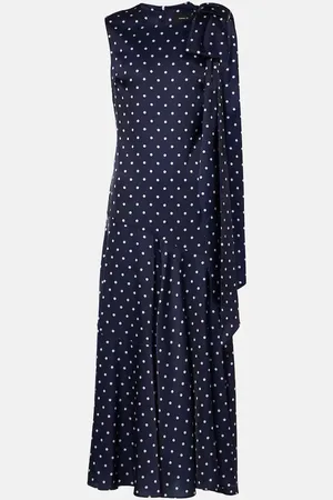 Simone Rocha Bow-detail polka-dot maxi dress