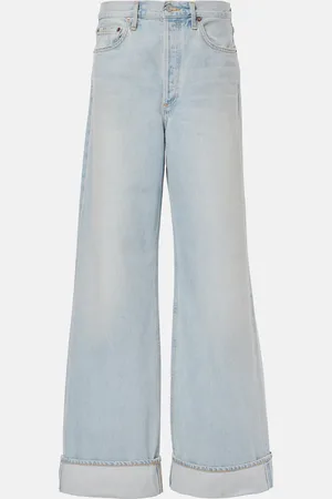 AGOLDE Dame high-rise wide-leg jeans
