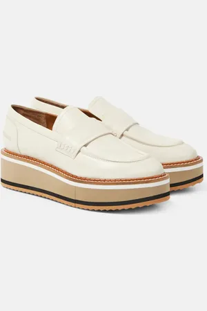 Robert Clergerie Bahati leather platform loafers