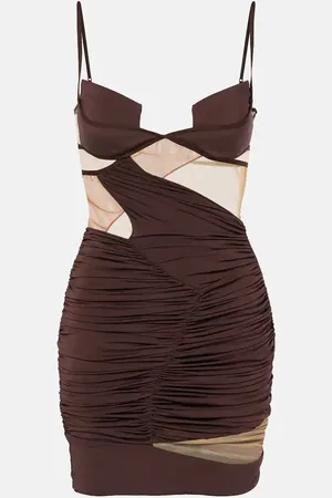 Nensi Dojaka Draped minidress