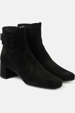 Roger Vivier TrÃ©s Vivier 45 suede ankle boots