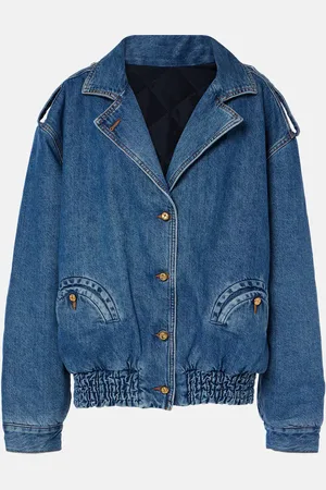 Blazé Milano BlazÃ© Milano Nariida Sapphire denim bomber jacket