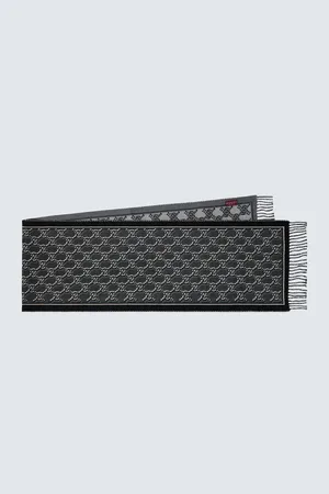 Gucci GG jacquard wool scarf