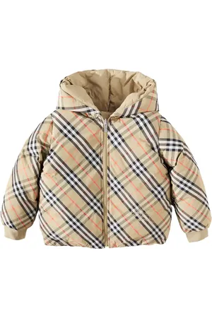 Burberry Burberry Check reversible down jacket