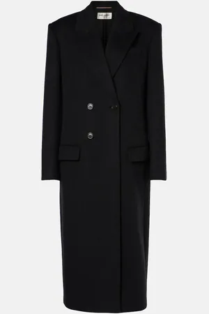 Saint Laurent Cashmere and wool felt coat