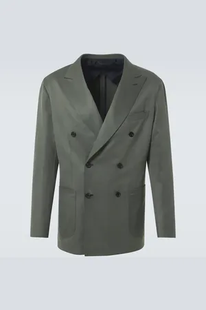 BRIONI Soffio silk and cashmere gabardine blazer