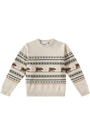 BONPOINT Grande jacquard wool sweater
