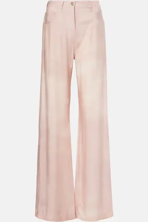 Acne Studios Printed twill wide-leg pants
