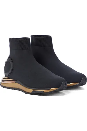 Salvatore Ferragamo Gancini stretch-knit sock sneakers