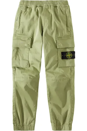 Stone Island Compass cotton cargo pants
