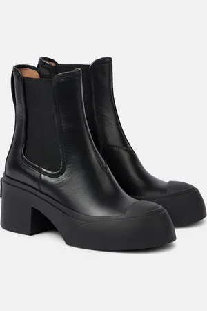 Marni Pablo leather platform ankle boots