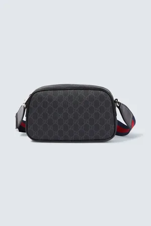 Gucci Web Stripe GG Canvas crossbody bag