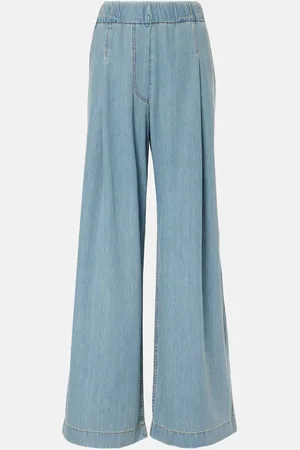 DRIES VAN NOTEN High-rise wide-leg jeans