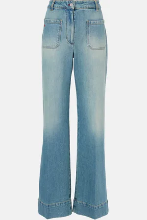 Victoria Beckham Alina high-rise wide-leg jeans