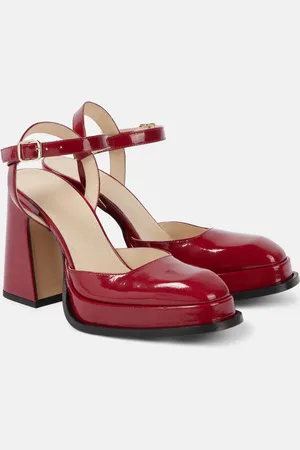 Souliers Martinez Malasana leather platform pumps