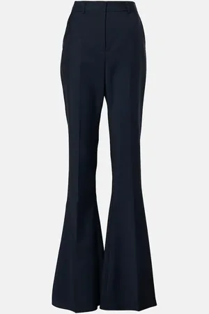 Sportmax Aeroso1234 wool-blend flared pants